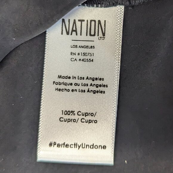 NWT Nation Size Small Black Cupro Tank/Tunic - Picture 7 of 12
